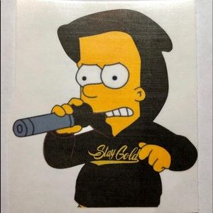 Stay Gold Bart Sticker